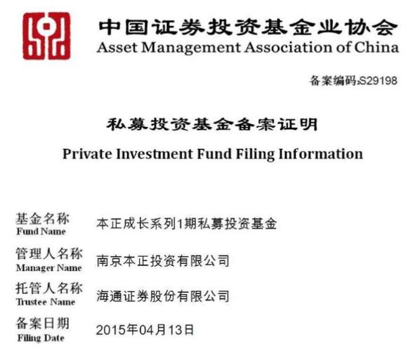 私募投资基金备案须知（私募投资基金备案须知2019版）