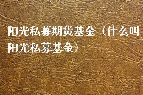 阳光信托基金（阳光信托基金怎么样）