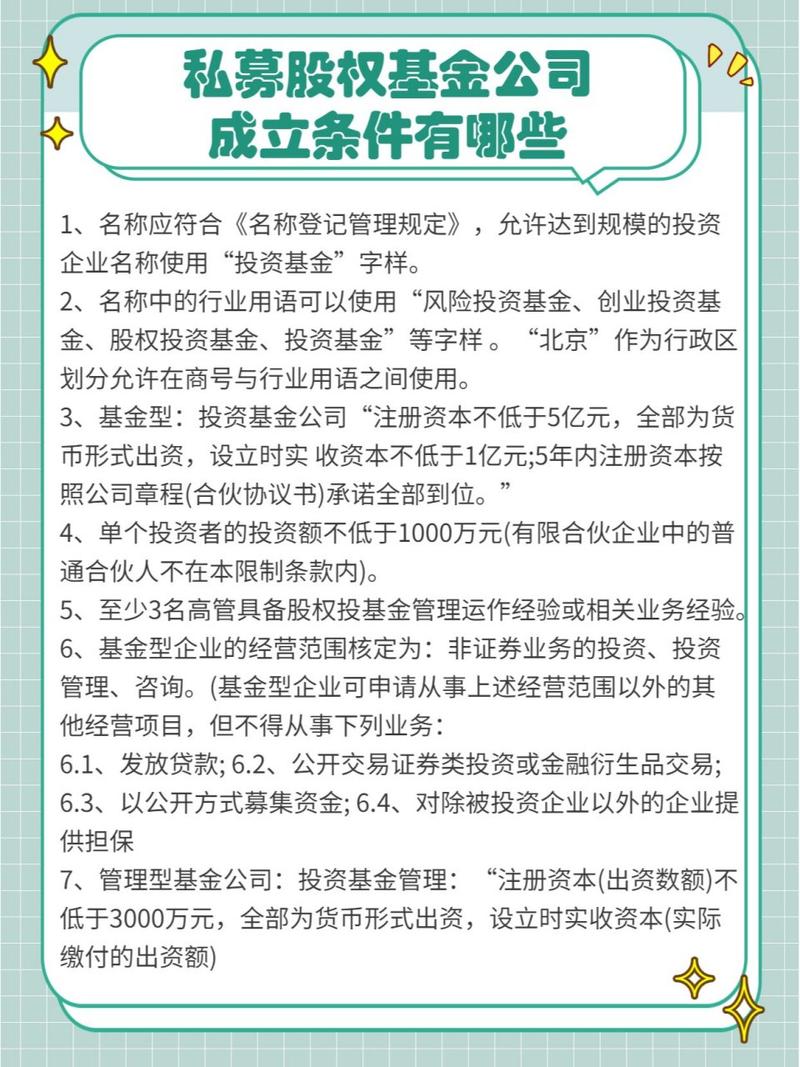 成立私募基金需要什么条件，成立私募基金的流程