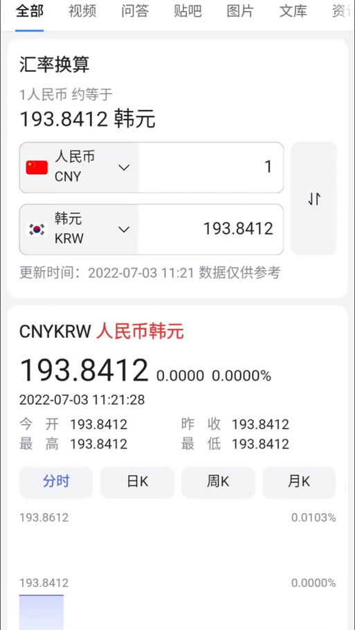 人币兑韩币汇率，人民币汇率兑韩币
